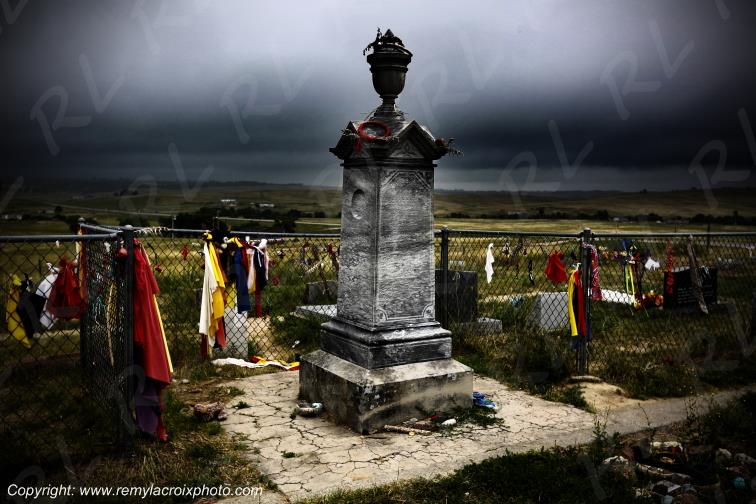Wounded Knee Massacre Memorial South Dakota USA