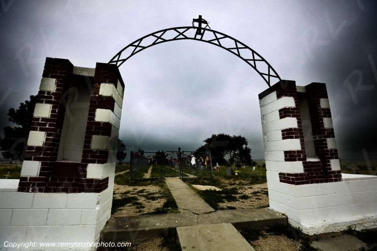 Wounded Knee Massacre Memorial South Dakota USA