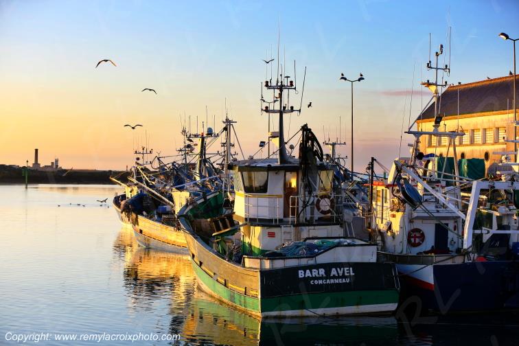 Port de St Gu�nol� Finist�re Bretagne France