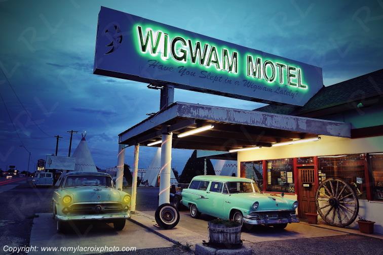 Wigwam Motel Holbrook Route 66 The Mother Road Arizona USA www.remylacroixphoto.com