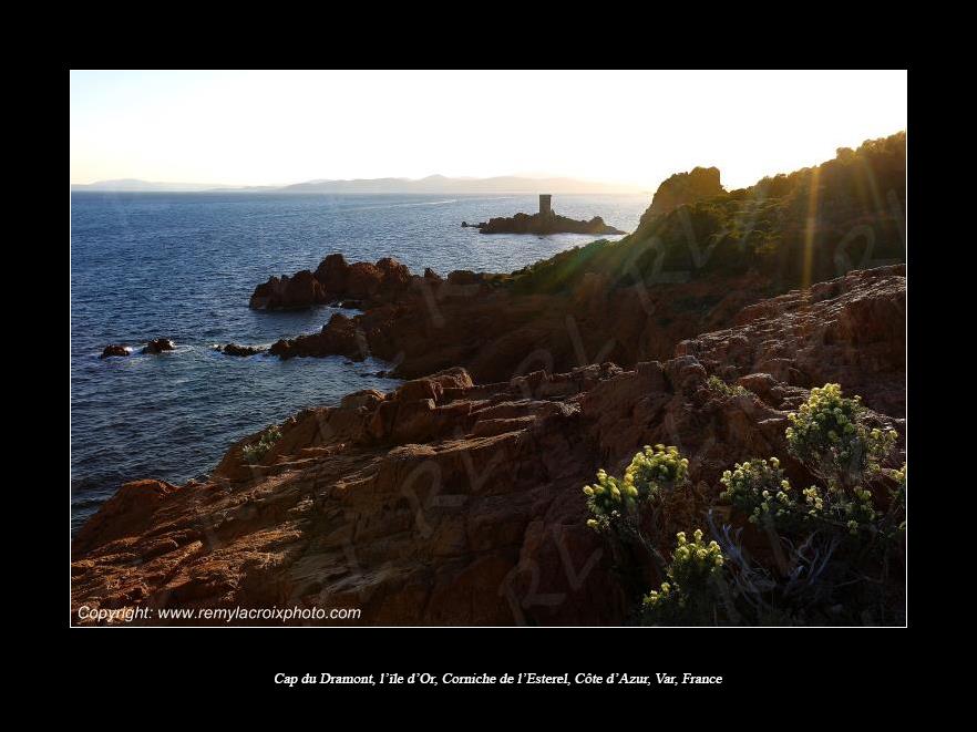 Cap du Dramont,�le d'Or,corniche de l'Esterel,C�te d'Azur,Var,France