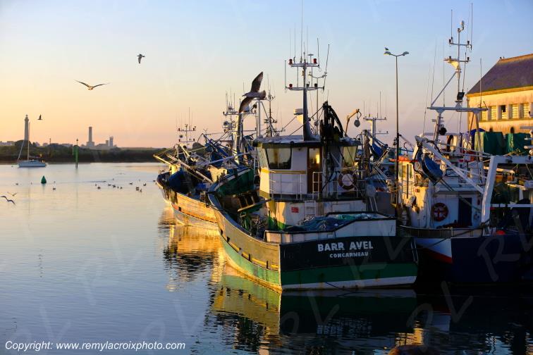 Port de St Gu�nol� Finist�re Bretagne France