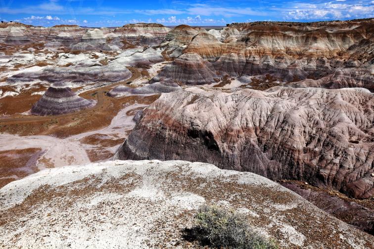 Blue Mesa Petrified Forest National Park Arizona USA