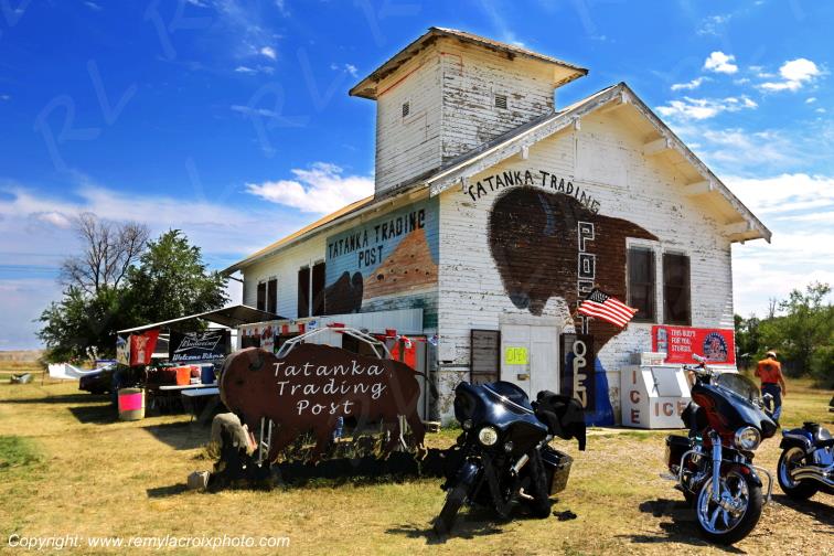 Scenic Tatanka Trading Post Badlands South Dakota USA