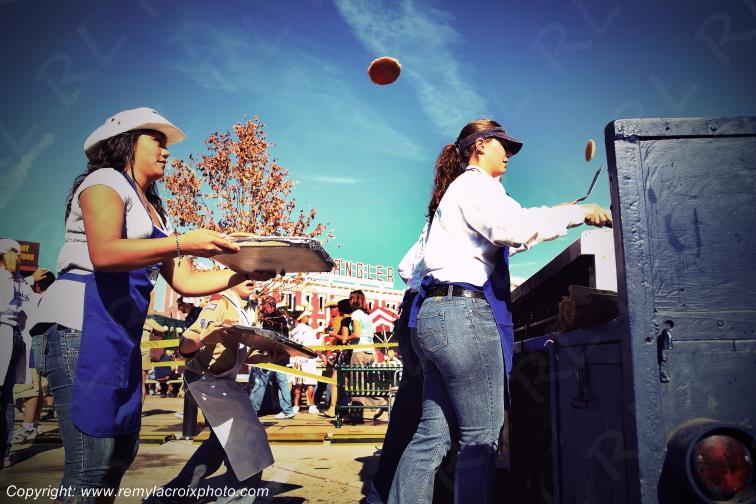 Rodeo Cheyenne Frontier Days Pancake Breakfast Giant Wyoming USA www.remylacroixphoto.com