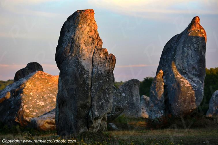Alignements de Kermario Carnac Morbihan Bretagne France