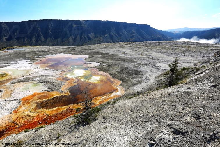Mammoth Hot Springs Yellowstone National Park Wyoming USA www.remylacroixphoto.com