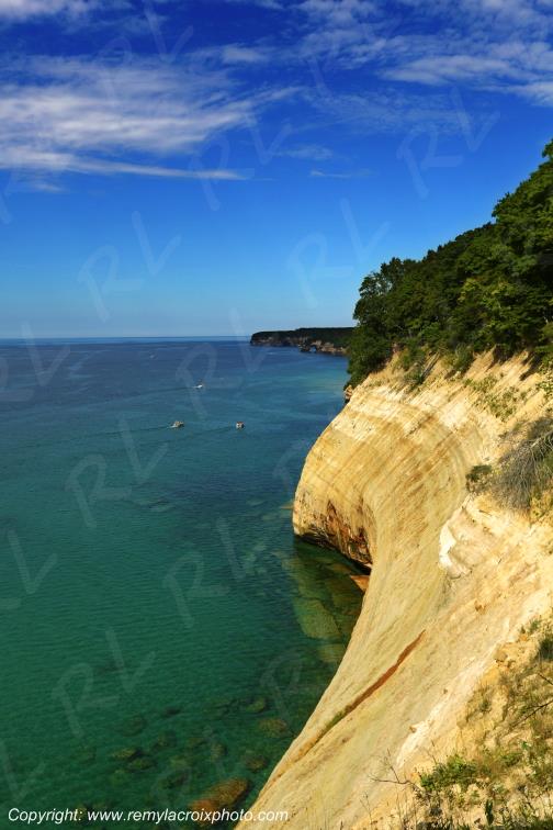 Pictured Rocks National Lakeshore Lake Superior Michigan USA