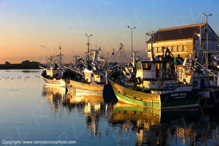 Port de St Gu�nol� Finist�re Bretagne France