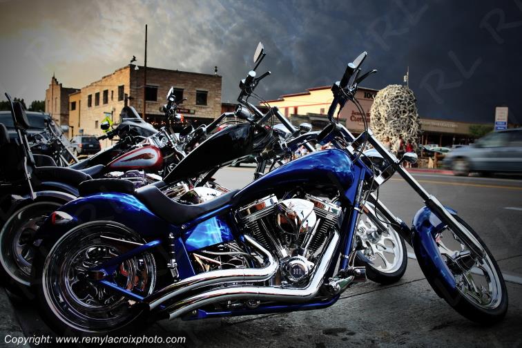 Jackson Hole American Ironhorse Motorbike Chopper Wyoming USA www.remylacroixphoto.com