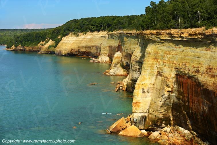 Pictured Rocks National Lakeshore Lake Superior Michigan USA