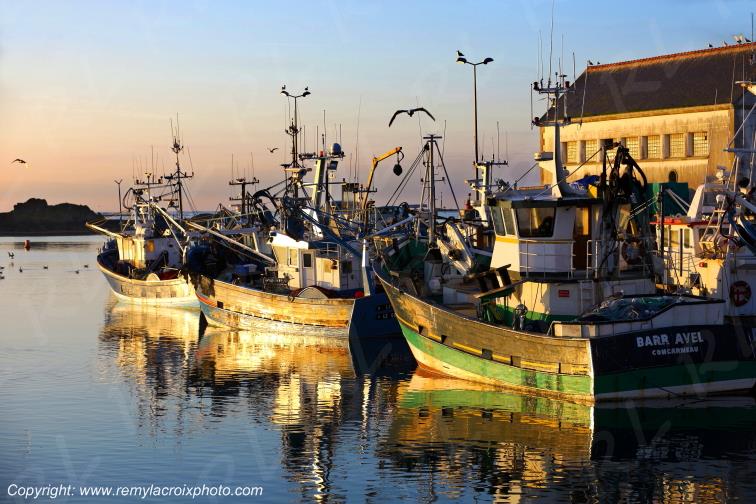 Port de St Gu�nol� Finist�re Bretagne France