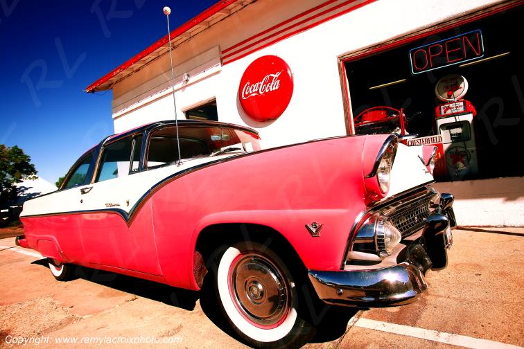 Ford Fairlane Victoria 1955 Williams Route 66 Arizona USA www.remylacroixphoto.com