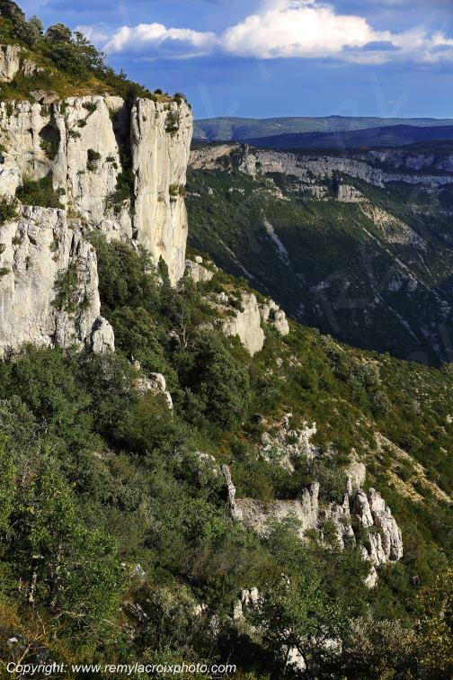 Cirque de Navacelles rive Nord Blandas Gard Occitanie Languedoc Roussillon France www.remylacroixphoto.com