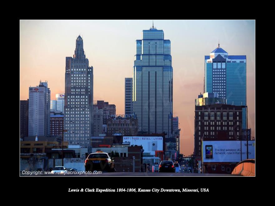 Lewis & Clark Expedition 1804-1806 Kansas City Downtown Missouri USA
