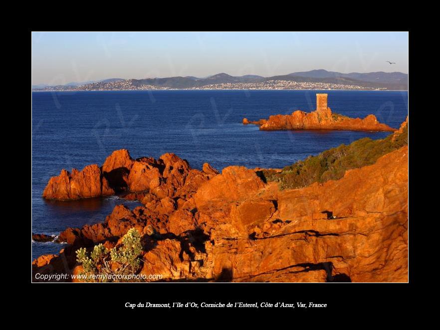 Cap du Dramont,�le d'Or,corniche de l'Esterel,C�te d'Azur,Var,France