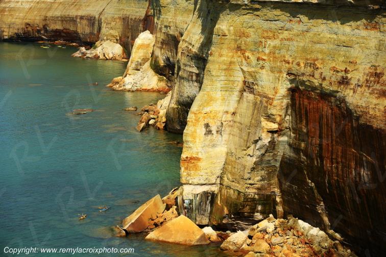 Pictured Rocks National Lakeshore Lake Superior Michigan USA