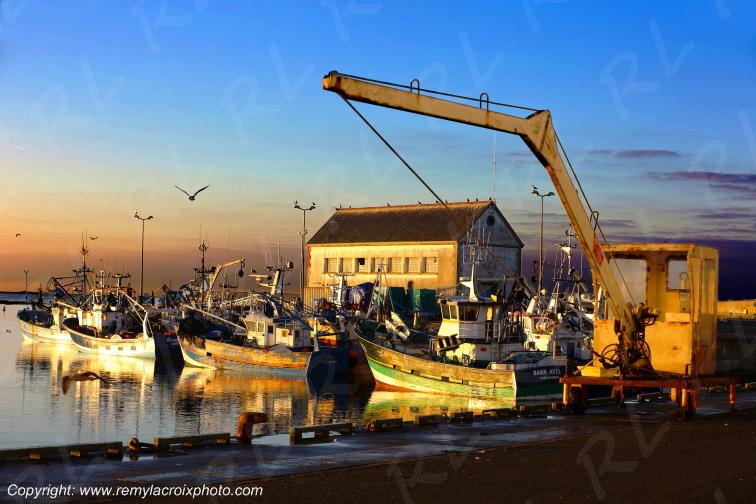 Port de St Gu�nol� Finist�re Bretagne France