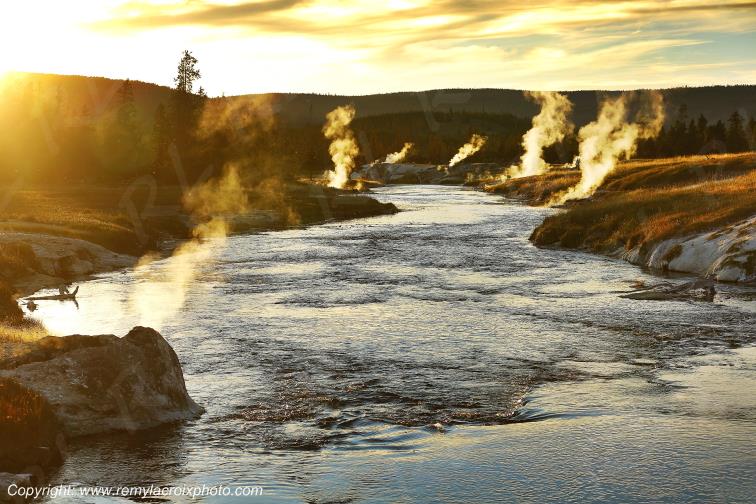 Upper Geyser Basin Yellowstone National Park Wyoming USA www.remylacroixphoto.com