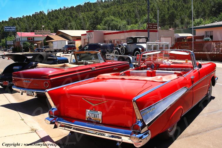 Chevrolet Bel Air convertible 1957 Williams Route 66 Arizona USA www.remylacroixphoto.com