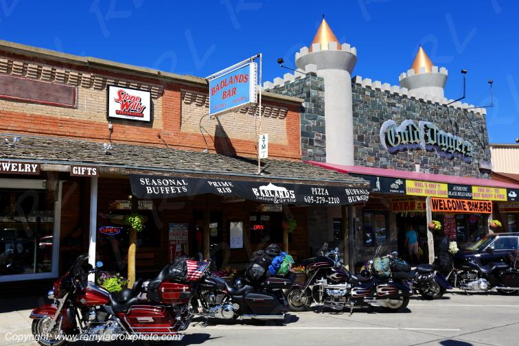 Wall Bikers Black Hills South Dakota USA