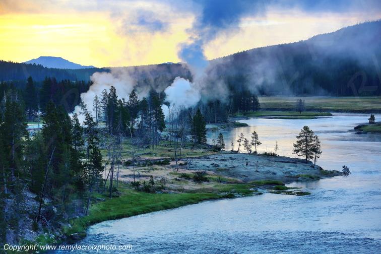 Yellowstone River Yellowstone National Park Wyoming USA www.remylacroixphoto.com