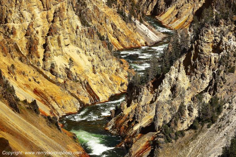 Grand Canyon Yellowstone National Park Wyoming USA www.remylacroixphoto.com