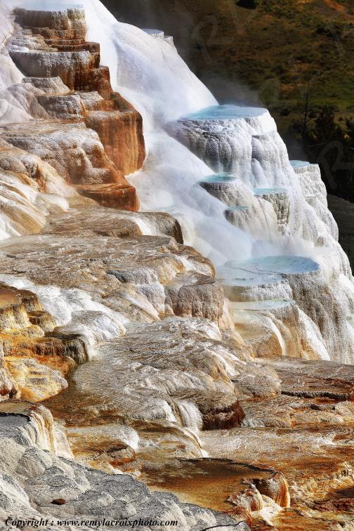 Mammoth Hot Springs Yellowstone National Park Wyoming USA www.remylacroixphoto.com