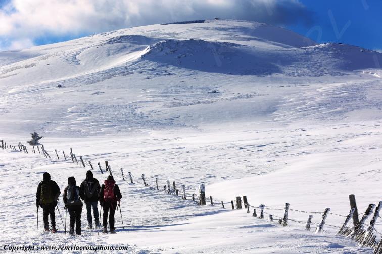 Puy Loup raquettes randonn�e Puy de D�me Auvergne Rh�ne-Alpes France www.remylacroixphoto.com